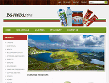 Tablet Screenshot of bg-foods.com